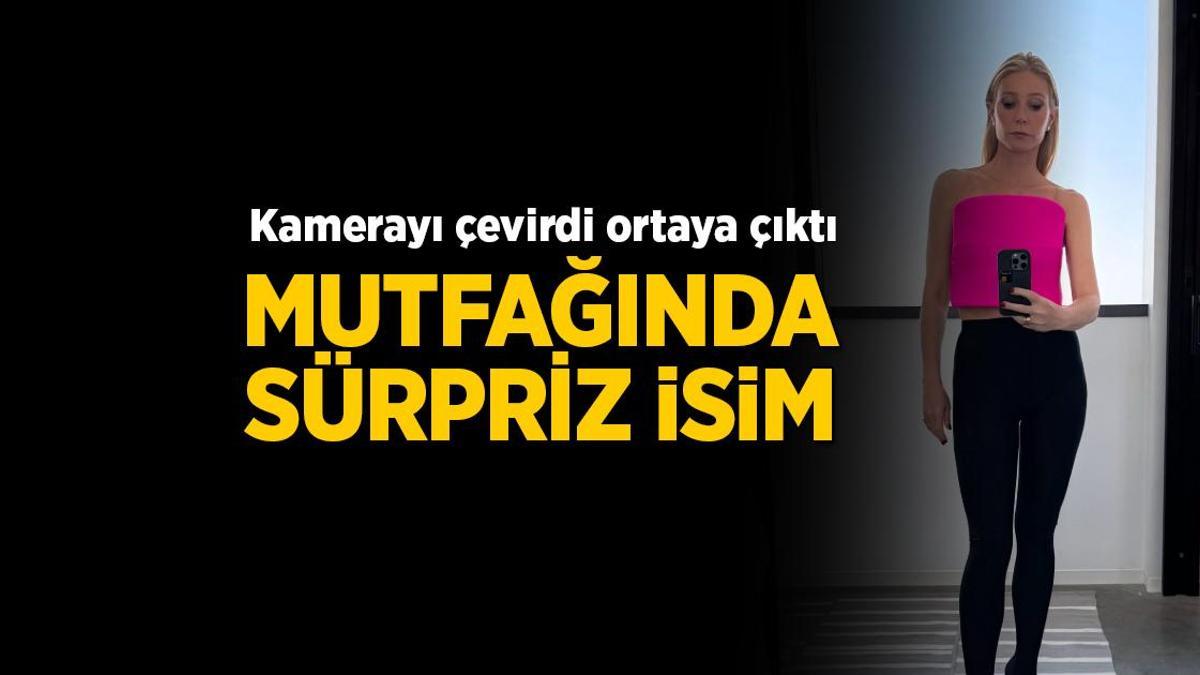 Ünlü oyuncunun mutfağında daha da ünlü isim! Kamerayı bir anda çevirdi ortaya çıktı